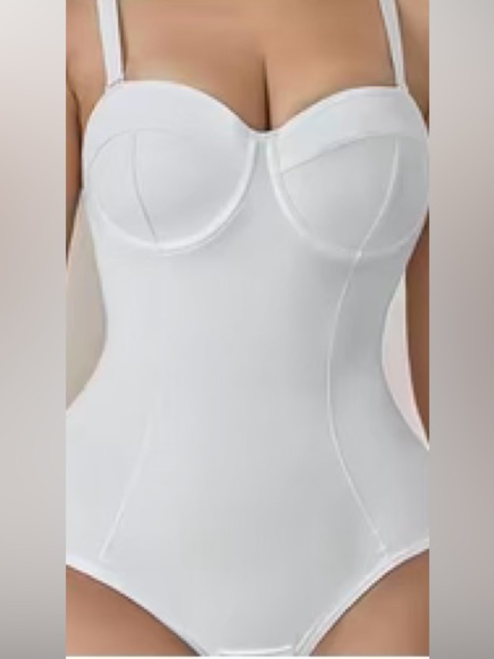 White Shaping Bodysuit